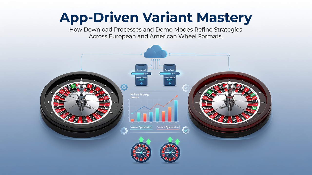 Mobile app interface showing European and American roulette wheel variants during a demo session