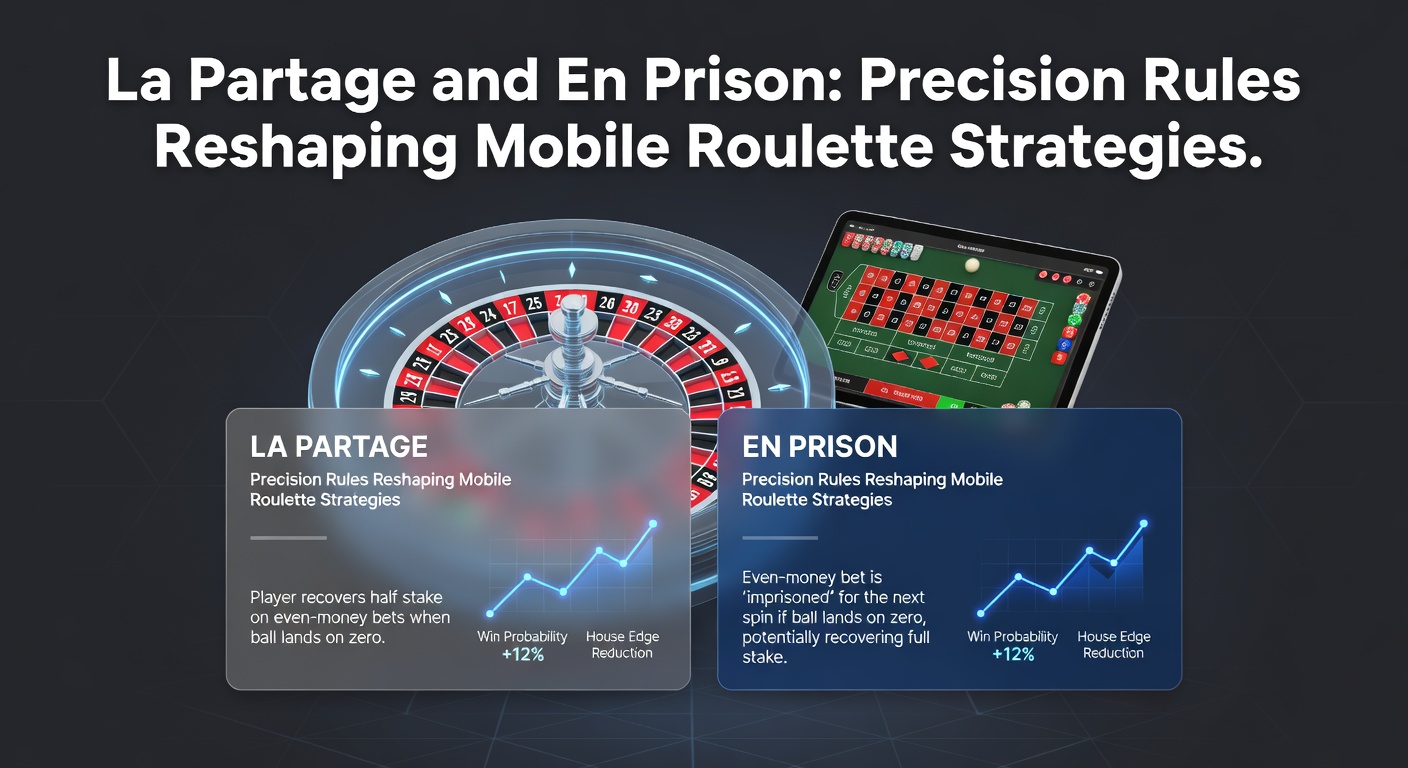 Close-up of a roulette wheel with a croupier placing a marker on even-money bets during a spin, highlighting special rules in action