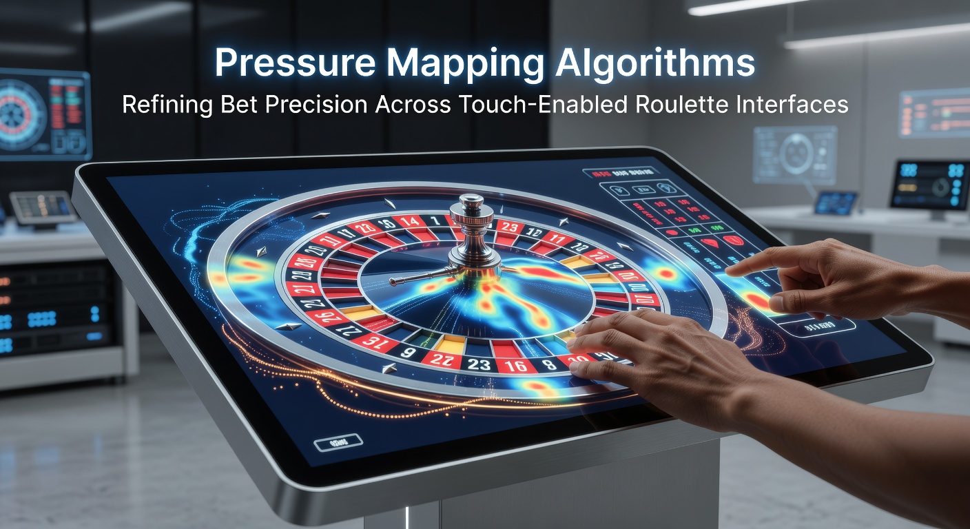Close-up view of a mobile roulette interface displaying pressure-sensitive betting zones with visual feedback indicators on a touchscreen device